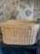 Large wicker basket with lid. 16