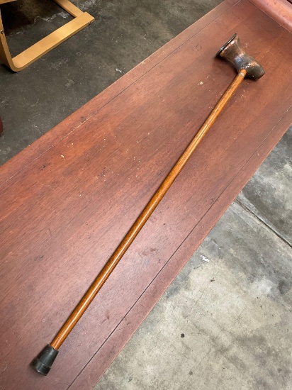 36" Vintage Collectible custom wood/ metal cane