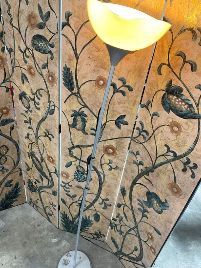 69" IKEA floor lamp, turned on