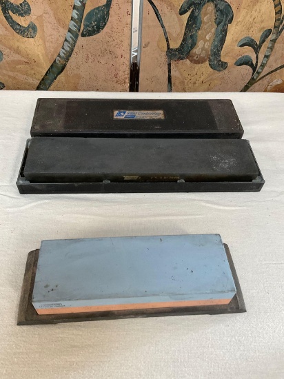 Bear 11" L Giant Combination sharpener with box & 7" Yoshikin sharpener.