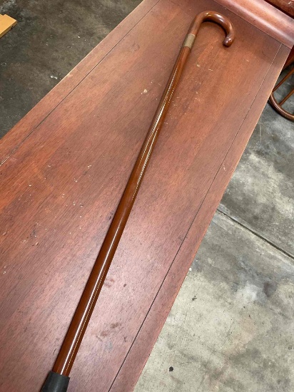 37" Vintage/collectable, RMC 1867 wood with metal accents, cane