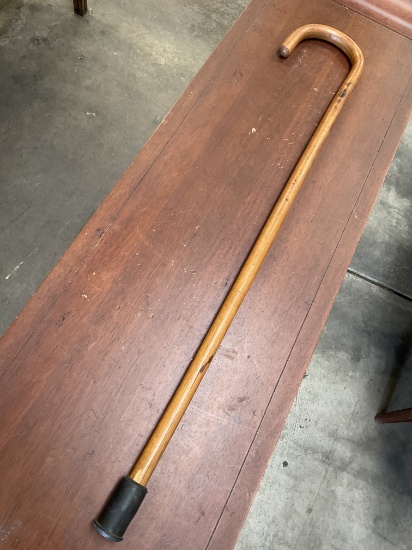 39" stamped Brighton Stock Yards, Vintage/ collectable wood cane