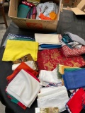 Large lot of place mats, napkins, table covers, etc
