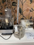 Cuisinart 14 cup food processor( did not turn on) , Cuisinart blade and disc holder with accessories