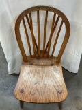 Antique 19th century bow back chair. Stamped either in the back or bottom of chair. See pic