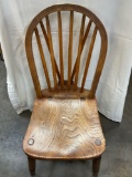 Antique 19th century bow back chair. Stamped either in the back or bottom of chair. See pic