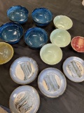 Lot of assorted dishes bowls / plates. 13 pieces