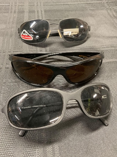 New Bolle sunglasses, Spiral, Carnaby, Bounce.No case, one has tag