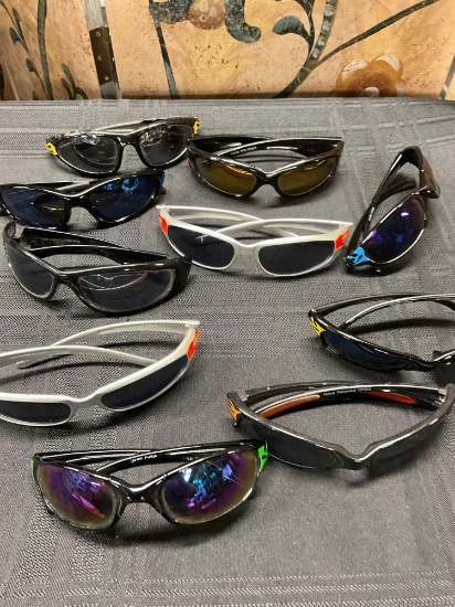 New sunglasses with flames. 10 pieces