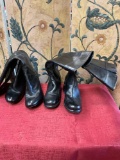 Woman's boots. Nine West size 9 & 8 1/2 black boots