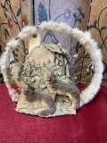 Hand painted Poly collection dream catcher statue/deco. 13