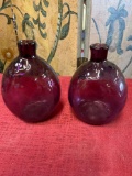 Vintage MMA ( Metropolitan Museum of Arts) purple glass vases. 5