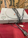 Sony PlayStation SCPH-1001. Turned on