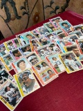 Football cards, Topps. 37 pieces