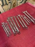 Tools, Snap-on wrenches. 15 pieces