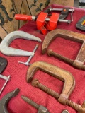 Assorted Clamps, 8 pieces