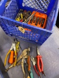 Assorted Tools, screwdrivers, pliers, snips