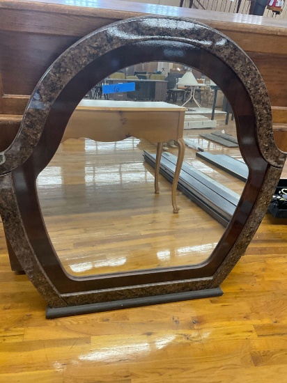 Frame Mirror, wood. 44 1/2" x 42"