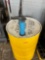 55 gal drum, antifreeze , QT-1 EG flat,yellow, 1/2 full with pump
