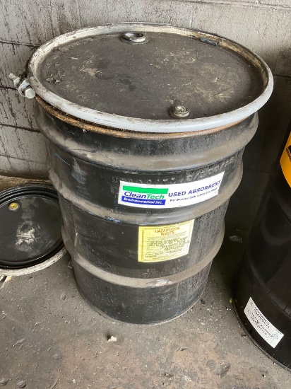 55 gal drum, Contains used Oil Absorbent Dri Floor, as hazardous waste