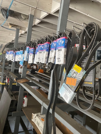 Display parts racks. 4' & 10'. Racks only. Belts/product not included. 2 pieces