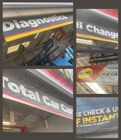 Promotional Banners. 5 pieces