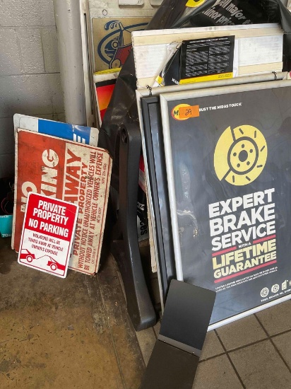 A-frames, promotional signs, etc. 14 pieces