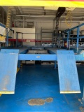 Rotary Car Lift, model QL12N001,12,000 lb capacity, with four posts & side ladder.
