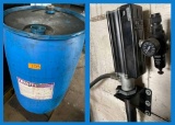 Barrel, Trinity antifreeze , 1/2 full with Aro pump