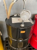 55 gal drum, Oloco, Diesel engine oil SAE 15w40, 1/3 full with pump