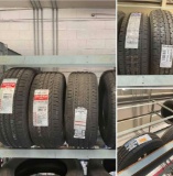 New 2)Toyo Tires 2) Kumho Tire , 1) Star Fire, 1) BF Goodrich. 1) no tag 1) Hi Run tires, see pics