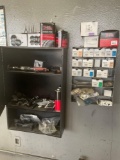 2) Wall cabinets & assorted tools.