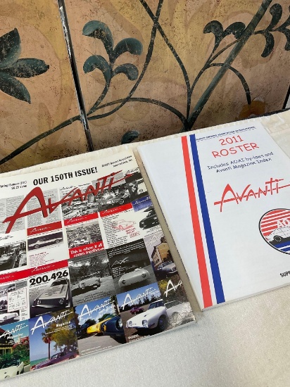 Avanti. 2010 150th issue & Avanti 2011 Roster magazine. 2 pieces