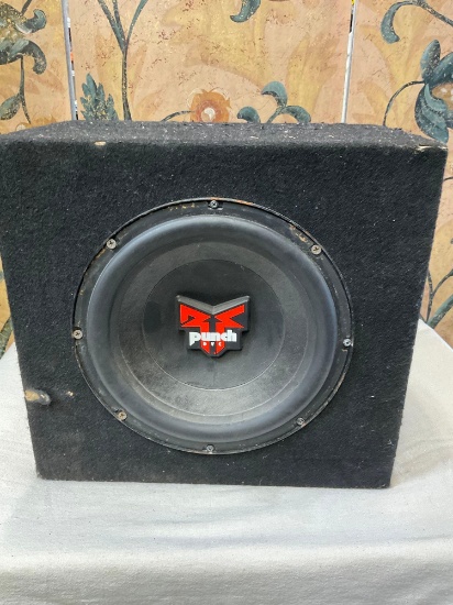 Punch DVC car speaker . 13" x 14" x 12"