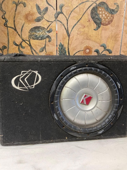 Kicker car, boxed car speaker . 14" x 21" x 6"