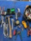 Assorted tools. Wrenches, hammers, screwdrivers, etc