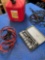 Car accessories/ tools, Tool set, booster cables, 5 gal container. 4 pieces