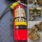 Advantage fire extinguisher, large Husky tool belt, lights ( one side turned on)