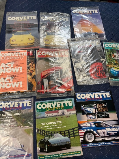 Corvette magazines. 10 pieces