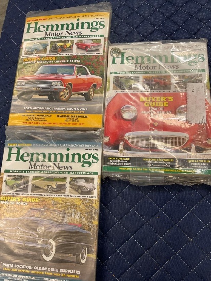 Hemmings Motor News magazines . March & April 2013, December 2014. 3 pieces