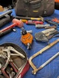 AMP tool bag and assorted tools. 30 pieces