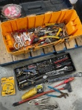 Tool box with assorted tools