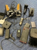 Assorted items. Chargers, speakers, Clover, etc