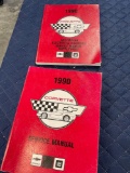 Vintage. 1990 Corvette Manuals. 2 pieces