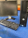 Dell Electronics. Monitor, Optiflex 360 computer, keyboard. 3 pieces no cords