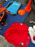 Sports. Agility Hurdles, comes, 3) Y/M jerseys, 11) Y/M shorts, Vapor size 11 shoes