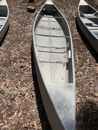 16' Montgomery Ward & Co aluminum canoe