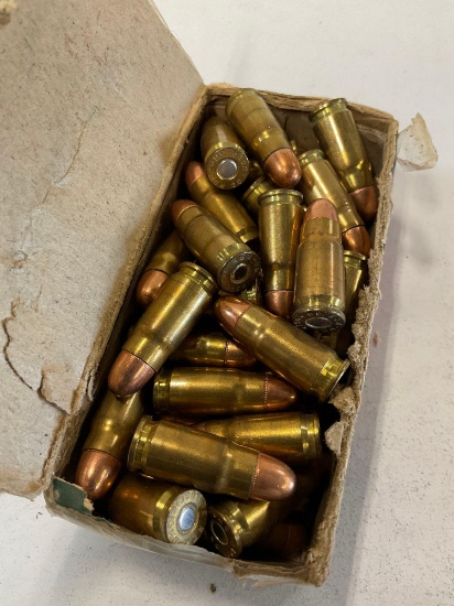 50 rounds- Remington .30 Cal Luger ammo