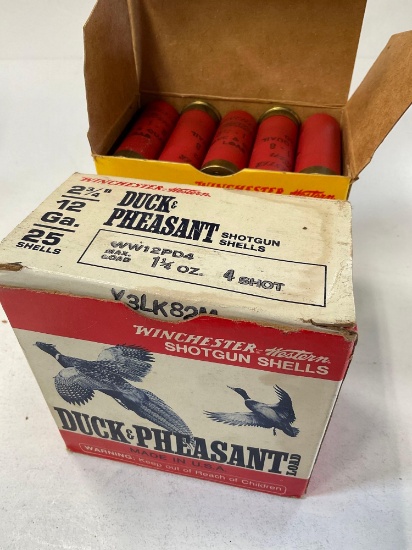 50 rounds - Winchester Duck/ Pheasant , Duck/ Quail 12 gauge ammo
