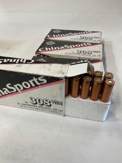 80 rounds - Norinco ChinaSports .308 Win ammo